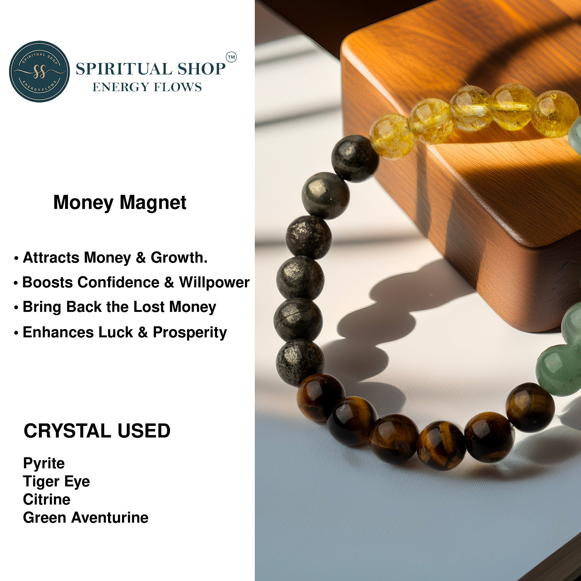SPIRITUAL MONEY MAGNET BRACELET (STYLE 1)